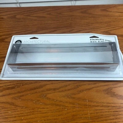 Architectural Mailboxes MSS003AM Mail Stainless Steel Slot Sleeve - Image 1 of 4