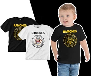 The Ramones 80's Punk Rock Band T-shirt Tee KID TODDLER New  - Picture 1 of 4