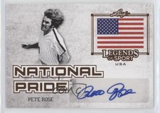 2015 Leaf Legends of Sport National Pride Bronze Pete Rose #NP-PR1 Auto