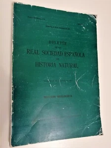 BOLETIN DE LA REAL SOCIEDAD ESPANOLA DE HISTORIA NATURAL  - 1981 TOMO 78 NUM 3-4 - Foto 1 di 1