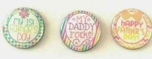 Juego de 3 imanes inspirados en el Día del Padre (My Daddy Rocks) - Imagen 1 de 1