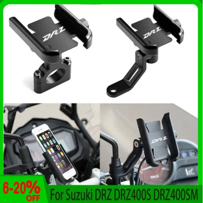 For Suzuki DRZ DRZ400S DRZ400SM Handlebar Mobile Phone Holder GPS Stand Bracket - Image 1 of 4