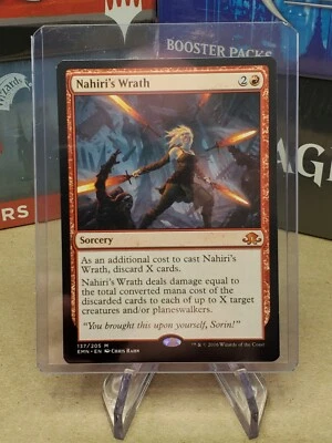 MTG Eldritch Moon Nahiri's Wrath #137 2016 Mythic Rare - LP - Image 1 of 2
