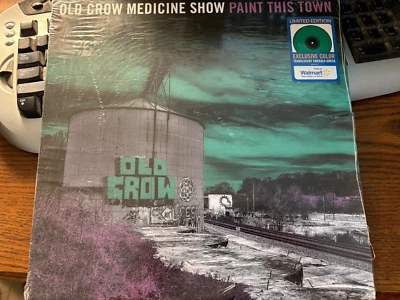 Old Crow Medicine Show Paint This Town - Rare Green Vinyl  Lp Sealed - Image 1 of 2