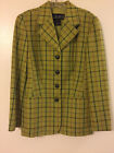 Laurel Medium 100% Wool Lined Jacket Light Green Made in Hungry