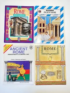 Ancient Rome Teacher Guide Learning Units Lot of 4 - Picture 1 of 6