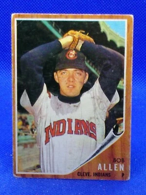 1962 TOPPS #543 BOB ALLEN INDIANS SP - Image 1 of 2