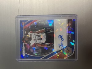 2021 Panini Prizm Draft Picks - Draft Picks Autographs Blue Ice Prizm...