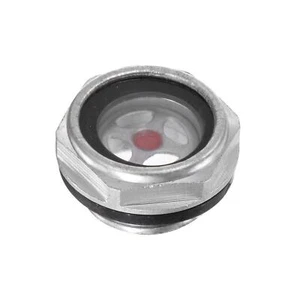 Air Compresseur Jauge Verre M20x1,5mm Mâle Aluminium Organique Verre Fenêtre - Foto 1 di 5