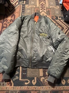 Rothco Mens Jacket Md Green Bomber Flight Pilot Intermediate MA1 Aviator - Picture 1 of 5
