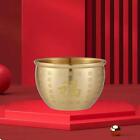 Treasure Basin Pot d'argent Richesse Sculpture  Feng Shui en laiton