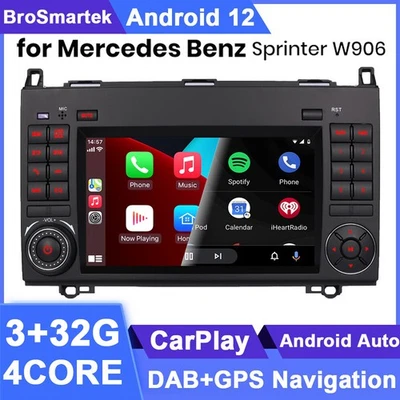 Android 13 Autoradio CarPlay DAB+ 32GB Für Mercedes Benz Sprinter W639 W906 W169 - Bild 1 von 4