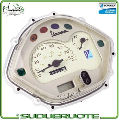Contachilometri Vespa LX 50 2005-2013 Strumentazione Quadro per Manubrio Piaggio - Immagine 1 di 4