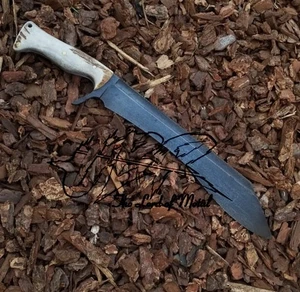 ESPADA SEAX UBR PERSONALIZADA HECHA A MANO DE ACERO AL CARBONO CON MANGO DE CUERNO DE CIERVO - Imagen 1 de 1