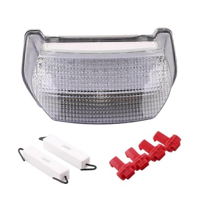 Прозрачный задний сигнальный фонарь для мотоцикла Kawasaki Ninja ZX-7R 96-01 GPZ 1100 95-97 - Изображение 1 из 4