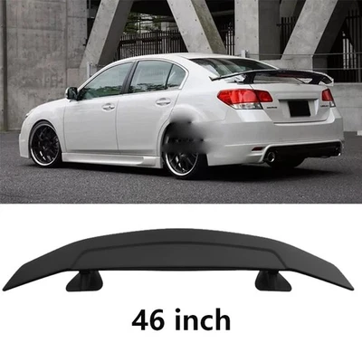 For Subaru Legacy Sedan 46" Rear Trunk Spoiler Lip Racing Style Wing Matte Black Foto 1 de 4