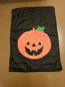 Vintage Halloween Pumpkin Flag Garden Flag Preowned - Picture 1 of 13