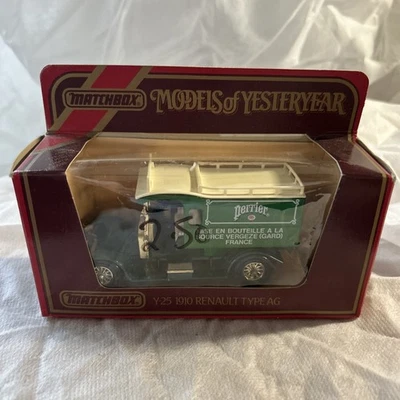 Vintage Matchbox Models of Yesteryear Y25 1910 Renault Type AG Perrier Diecast - Image 1 of 4