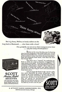 1943 Scott Marine Model Receiver: Murmansk Vintage Print Ad - Picture 1 of 1
