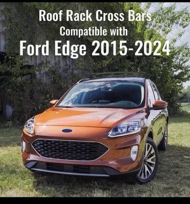 Roof Rack Cross Bars 220lbs Compatible with Ford Escape 2020-2025. Heavy Duty - Image 1 of 4