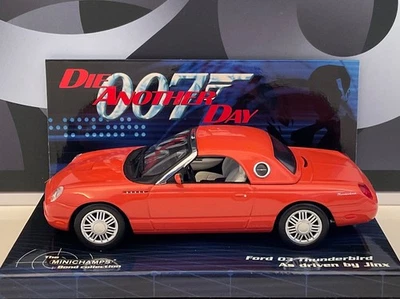 Ford Thunderbird 1999 007 James Bond Die another day 1/43 Minichamps - Immagine 1 di 4