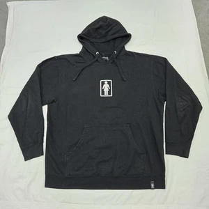 Talla GRANDE Para hombres Niña Patinetas Sudadera con Capucha Negra OG 93til Logo Sudadera - Imagen 1 de 11