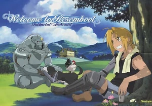 póster promo Fullmetal Alchemist anime Edward Alphonse Elric - Imagen 1 de 2