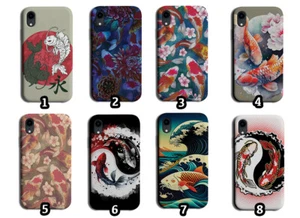 Custodia telefono pesce koi carpa giapponese anime simbolo kois pesci simbolo fortuna - Foto 1 di 1