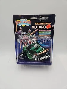 Vintage Sonic Ranger Motorcycle Bump & Go RARE SOMA E-Toys 1990s GREEN NIB - Picture 1 of 6