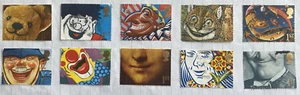 1991 GB Greetings "Smiles" Set of 10 x 1st stamps. Fine Used. SG1550/1559. - Picture 1 of 5