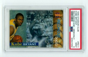 1996 Kobe Bryant RC Stadium Club Rookie Showcase MEMBERS ONLY #RS11 PSA 9 SP