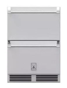 Hestan GRR24 24" 5.2 Cu. Ft. Compact Refrigerator Drawers, Stainless Steel - Picture 1 of 2