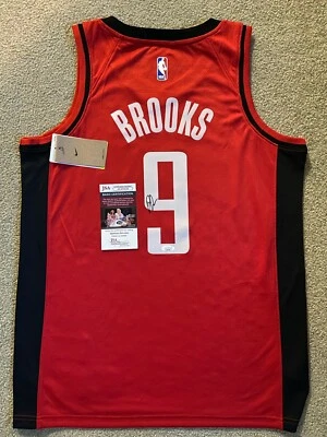 Dillon Brooks Signed Houston Rockets Jersey JSA COA Autograph Large - Image 1 of 3