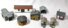 N scale  lot of 8 SMALL BUILDINGS, SHACKS, STORAGE SHEDS,   Woodlans Scenics  +