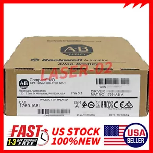 Neu werkseitig versiegelt AB 1769-IA8I/A CompactLogix 120VAC isolierter Eingang 1769-IA8I - Bild 1 von 3