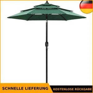 Sonnenschirm Alu-Mast 3-lagig Gartenschirm Ampelschirm mehrere Auswahl vidaXL - Bild 1 von 117