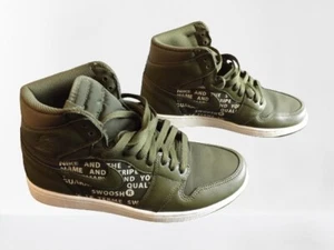 Original Nike Air Jordan 1 Retro High OG Olive Green US size 8.5 - Picture 1 of 8