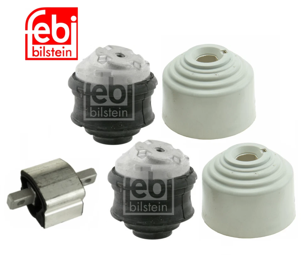 Juego de montaje de motor + montaje de transmisión 3 piezas OE Febi para Mercedes CLK E Foto 1 de 1