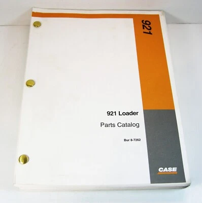CASE 921 Wheel Loader Tractor Parts Manual Book Catalog 1995 8-7262 OEM - Image 1 of 4