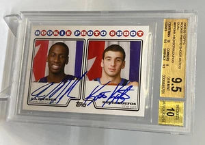 2008 Photo Shoot AUTO J.J. Hickson Kosta Koufos RC BGS 9.5/10 GEM MT POP 6 RARE - Picture 1 of 10