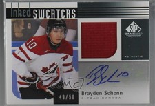 2011-12 SP Game Used Edition Inked Sweaters /50 Brayden Schenn #IS-BS Auto