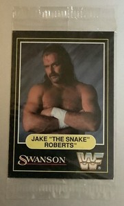 1991 SWANSON WWF WWE Sealed Jake The Snake  Card WCW ECW AEW NWA