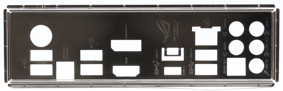 ASUS Maximus VIII Hero - Blende - Slotblech - IO Shield   #111971 - Bild 1 von 1