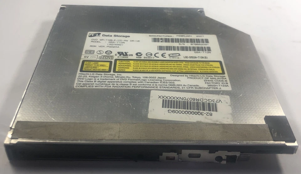 Gateway MT3705 Laptop GSA-T10N DVD/CD-RW Drive- 82-3000000009G - Image 1 of 1