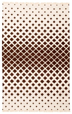 Vintage Hand Woven Traditional Kilim Rug 5'1" x 8'1" Oriental Wool Carpet - Image 1 of 4