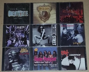Hair Metal CD Lot ~ White Lion, McQueen Street, Heaven's Edge, Faster Pussycat! - Picture 1 of 21