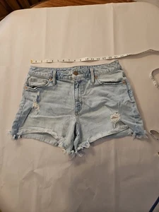 Universal Thread Denim Shorts abgeschnitten abgenutzt Damengröße 10 - Bild 1 von 9
