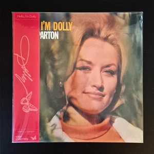 DOLLY PARTON - HELLO, I'M DOLLY Vinyl Me Please ORANGE FLAME Limited Edition LP - Picture 1 of 4