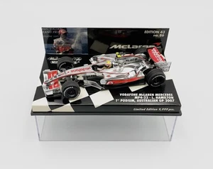 Minichamps 1/43 Hamilton McLaren Mercedes MP4-22 1st Podium - 530 074312 - Picture 1 of 6