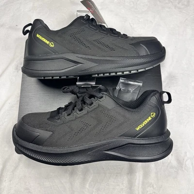 Zapatos de trabajo Wolverine para mujer Bolt DuraShocks® tejidos CarbonMax® negros talla 8,5 M Foto 1 de 4